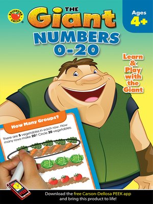 cover image of Numbers 0 - 20 Activity Book, Grades PK - K
